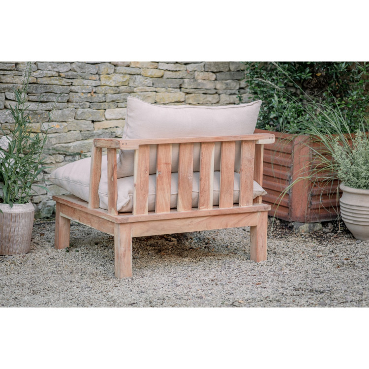 Sadhi Acacia Wood Outdoor Love Seat from Accessories for the Home