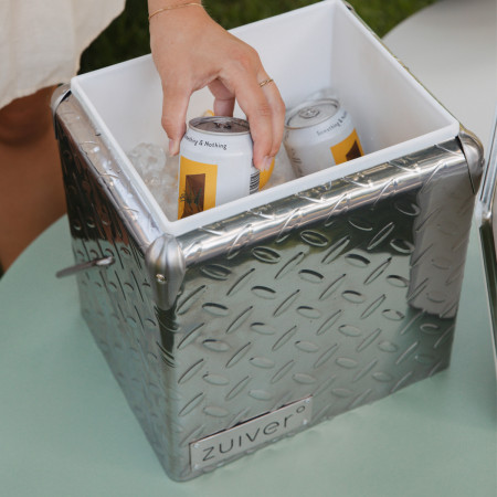 Zuiver Cooler Be Heavy in Stainless Steel from Accessories for the Home
