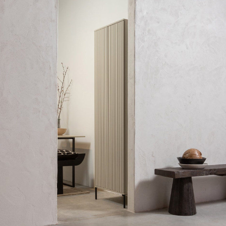 Woood Gravure High Cabinet- Black, Natural, Espresso or Dust from Accessories for the Home