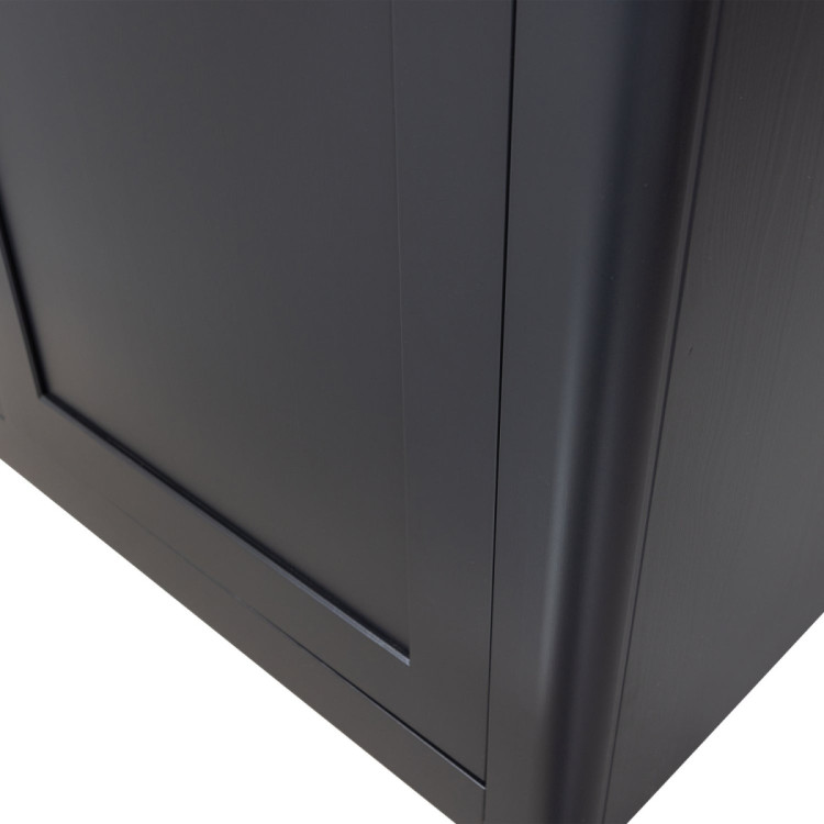 Woood Gunnar Pine Storage Cabinet- Matt Black or Mud from Accessories for the Home