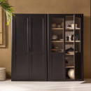 Woood Gunnar Pine Storage Cabinet- Matt Black or Mud from Accessories for the Home