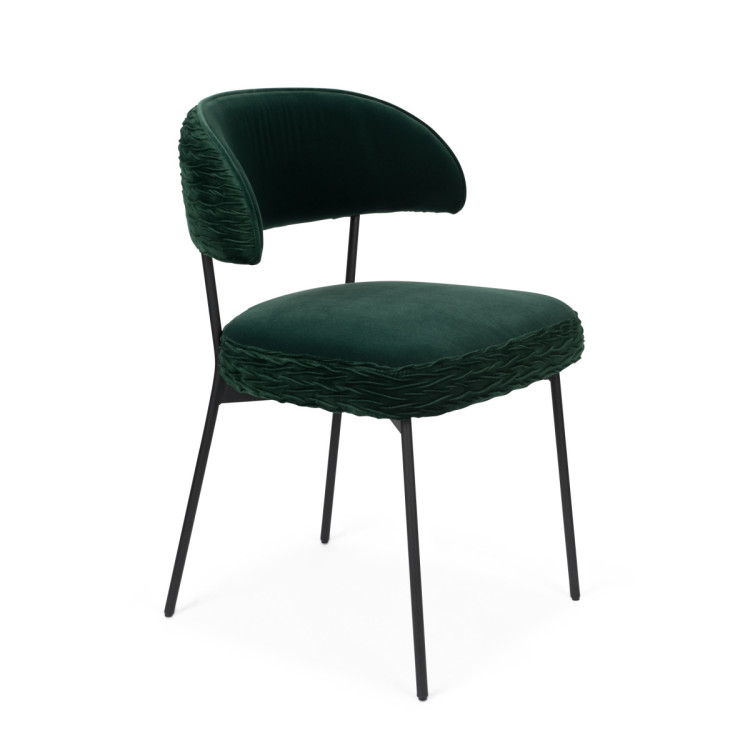 The Winner Takes It All Dark Green Velvet Dining Chair from Accessories for the Home