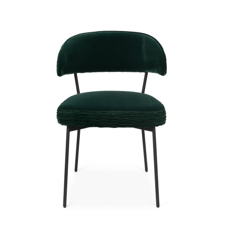 The Winner Takes It All Dark Green Velvet Dining Chair from Accessories for the Home 2