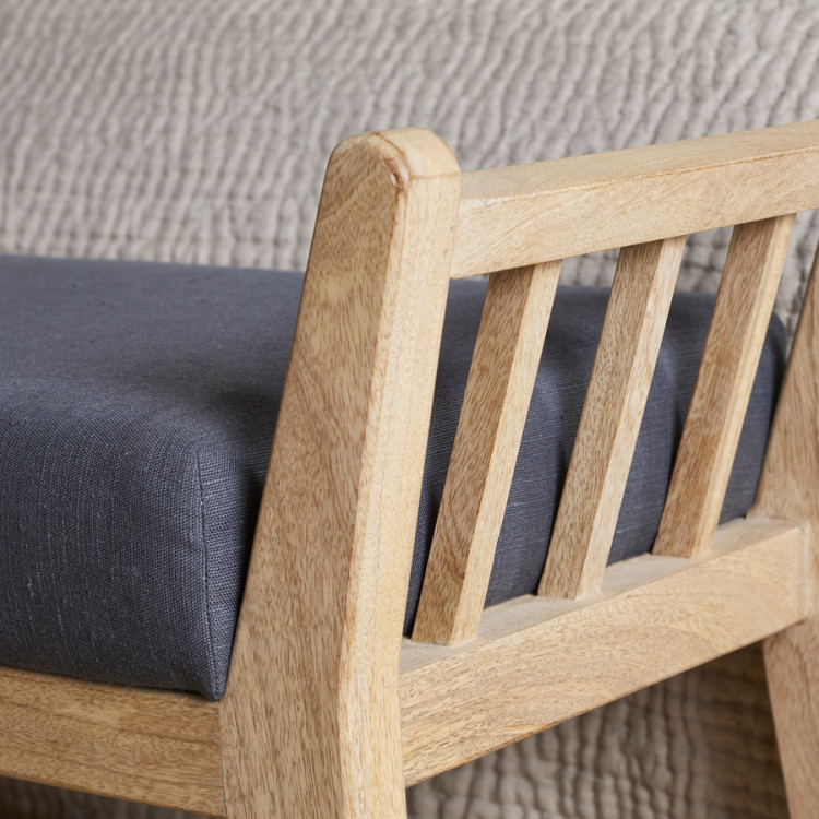 New Avanthi Upholstered Sleigh Bench - Charcoal - Accessories for the Home
