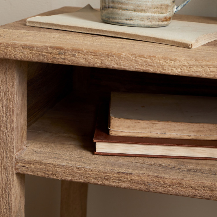 Iya Reclaimed Wood Bedside Table - Natural from Accessories for the Home