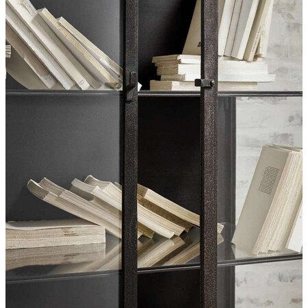 Nordal Oregon Iron and Glass Display Cabinet from Accessories for the Home 2