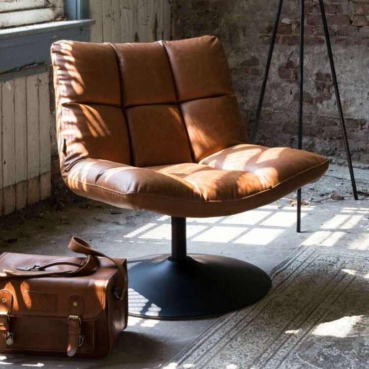  Dutchbone Bar Vintage Brown Lounge Chair from Accessories for the Home