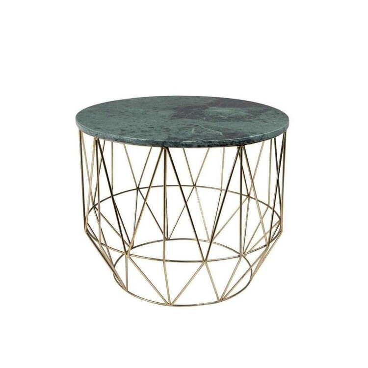 Dutchbone Boss Round Marble Side Table from Accessories for the Home