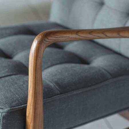 Holt Grey Linen Armchair from Accessories for the Home 2