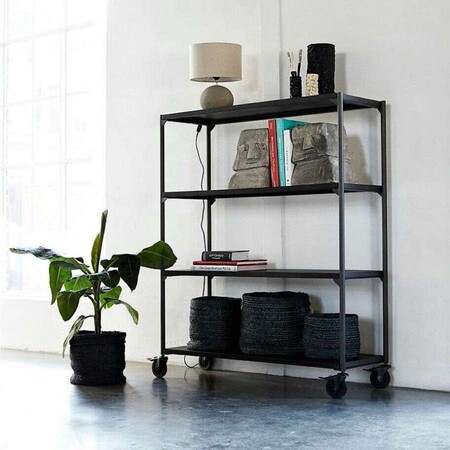 Muubs Black Iron Bookcase 23 from Accessories for the Home