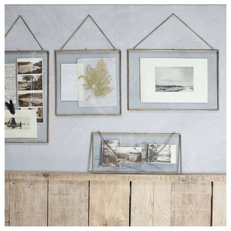 Gigantic Brass Kiko Frames on Hanging Chain from Accessories for the Home
