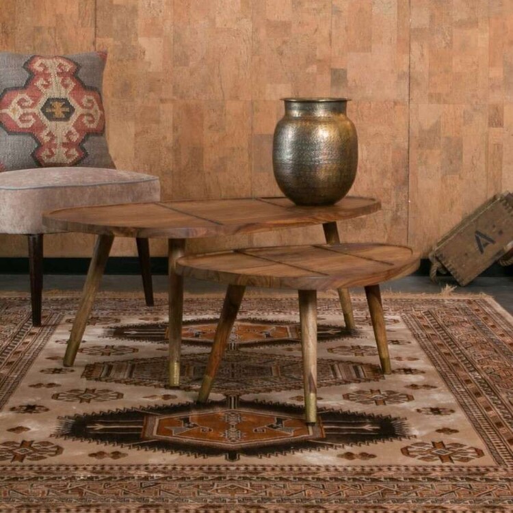 Dutchbone Sham Rosewood Coffee Tables (2) from Accessories for the Home
