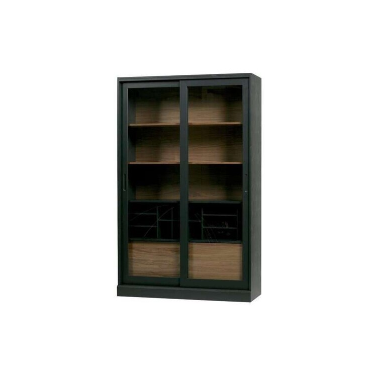 Woood James Black Painted Wooden Display Cabinet from Accessories for the Home