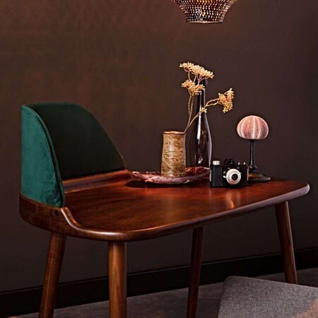 Dutchbone Finn Ash Desk with Velvet Panel from Accessories for the Home 2