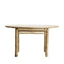Tinekhome Round Natural Bamboo Dining Table from Accessories for the Home