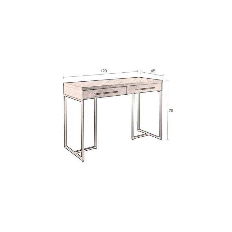 Dutchbone Class Dark Wood Console Table from Accessories for the Home