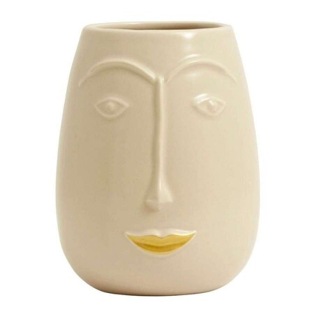 Nordal Facia Ceramic cream Plant Pot from Accessories for the Home 2