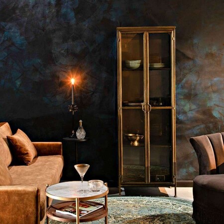 Dutchbone Gertlush Antique Brass Cabinet from Accessories for the Home